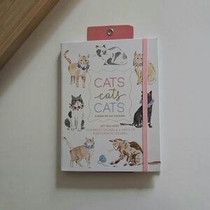 Eccolo Beth Briggs Cats Cats Cats Book Of Cat Stickers Sticker Book
